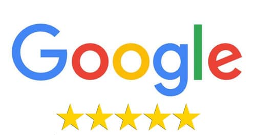 Google Reviews Logo with 5 Stars